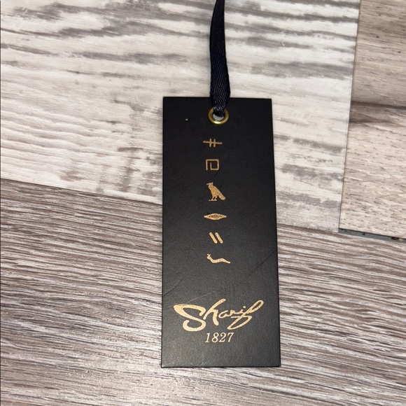 Sharif Red and Gold Crossbody Bag with Lion Doorknocker and Dustbag - Picture 5 of 11